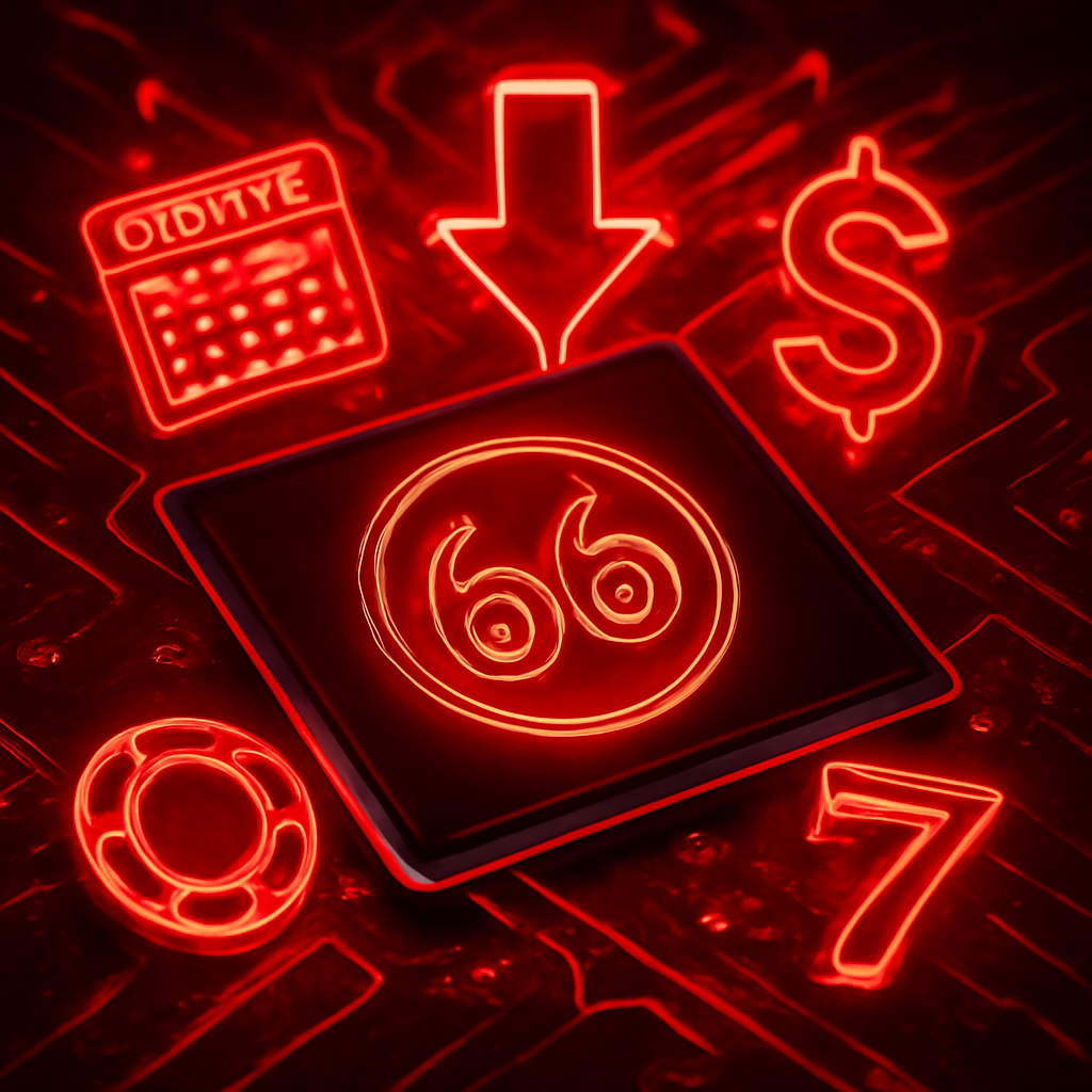 Diagram explaining the steps to register for the 66 Lottery Game.