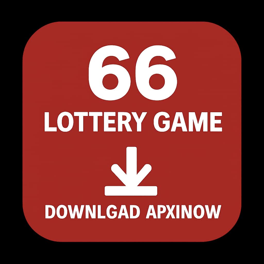 Badge representing the download guide for 66 Lottery Game APK.