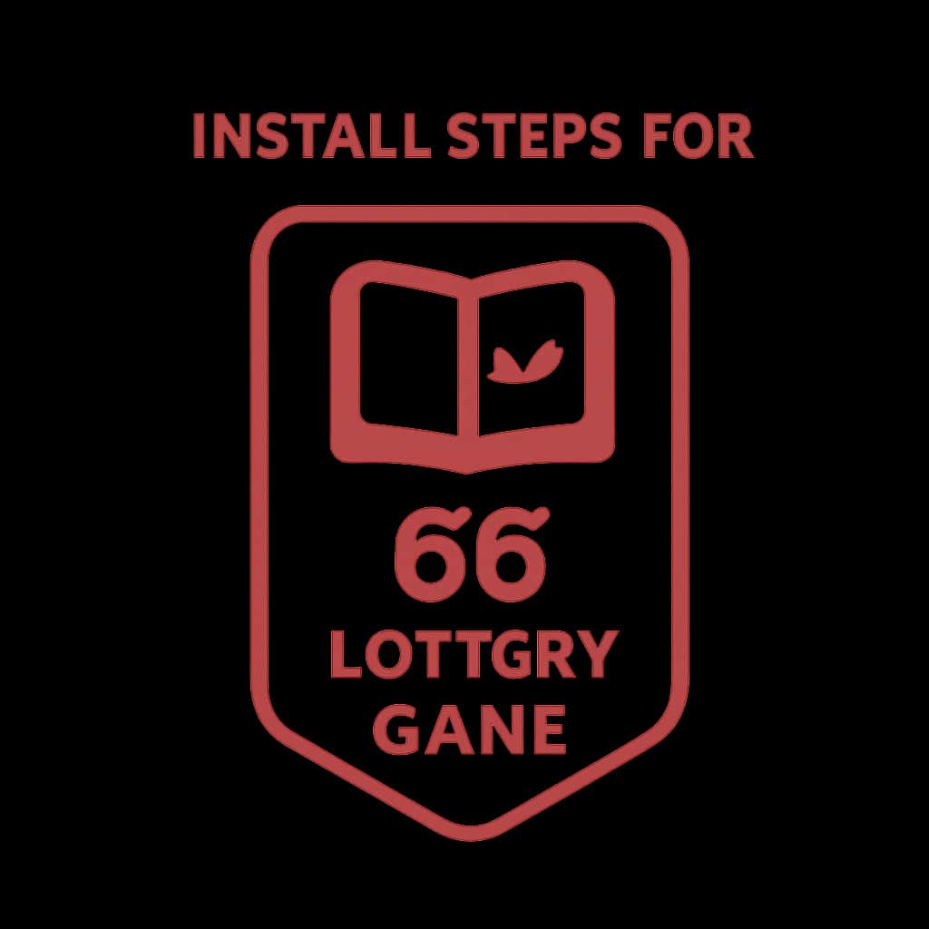 Icon for installation guide of 66 Lottery Game.