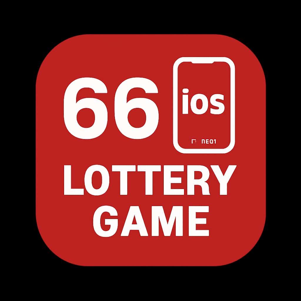Icon representing '66 Lottery Game' iOS availability.