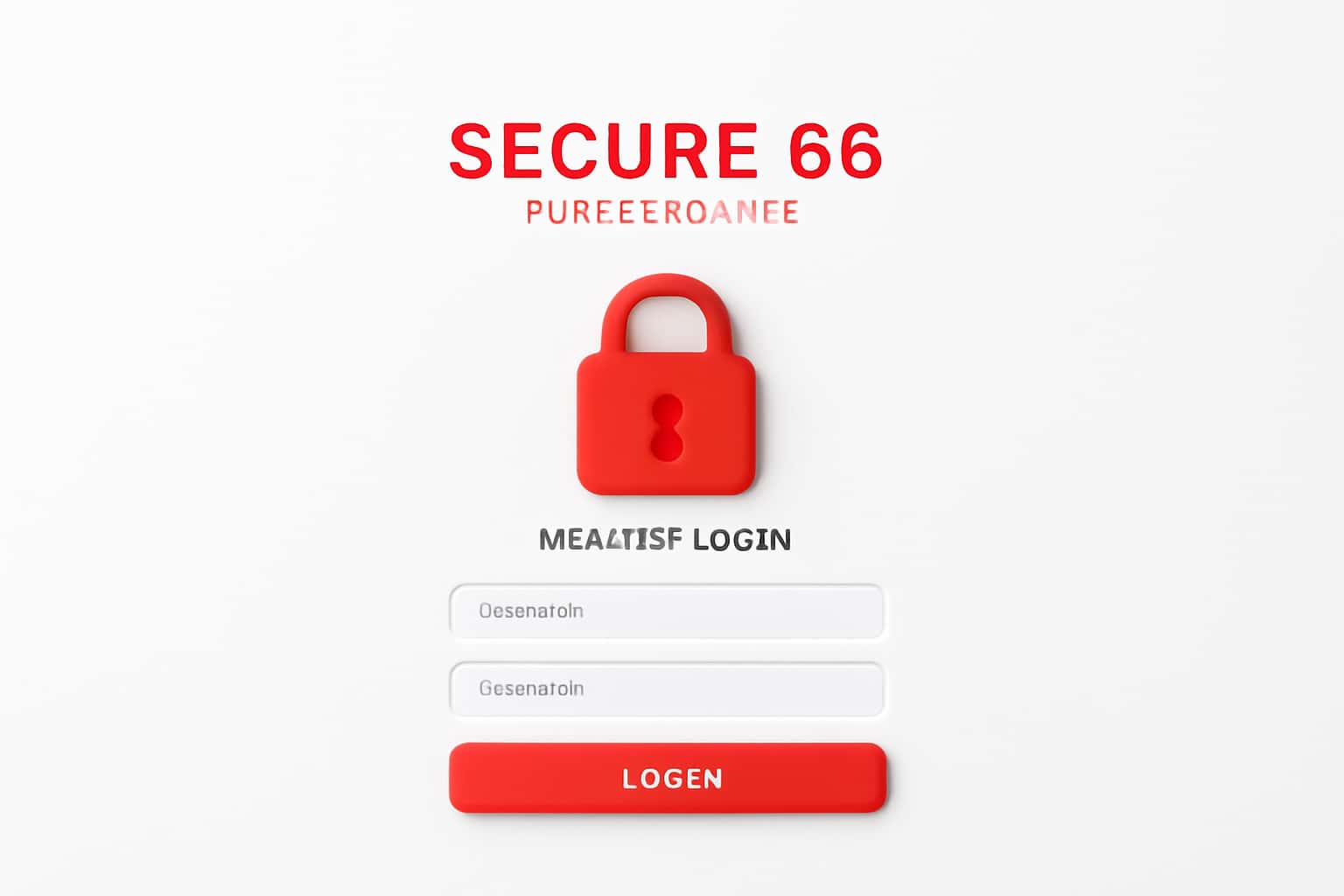 Secure 66 Lottery Game Member Login Interface