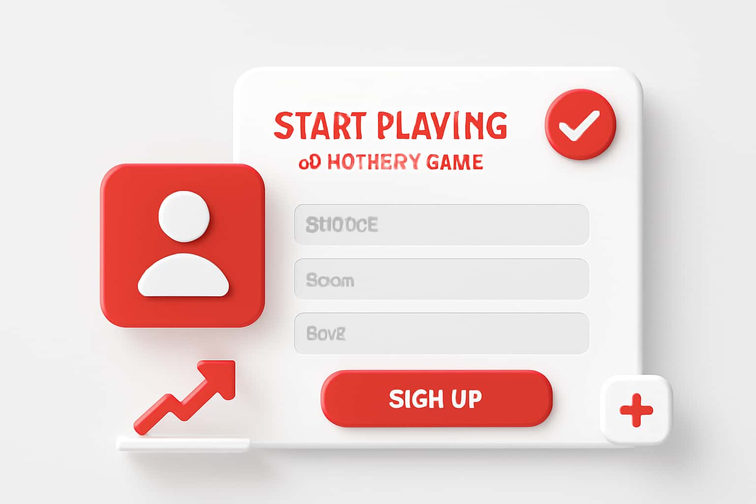 Start Playing 66 Lottery Game - Sign Up Interface