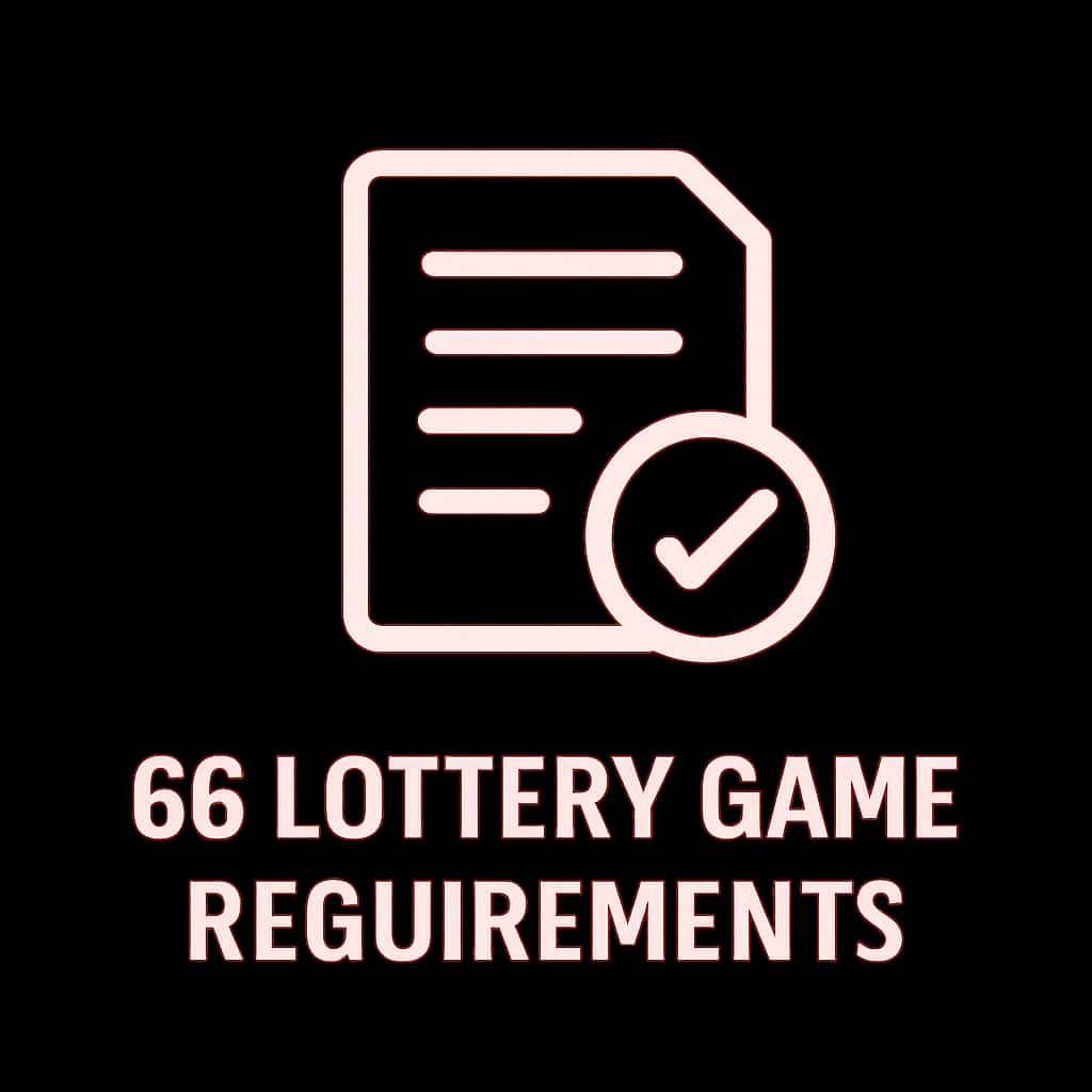 Icon for 66 Lottery Game Requirements.