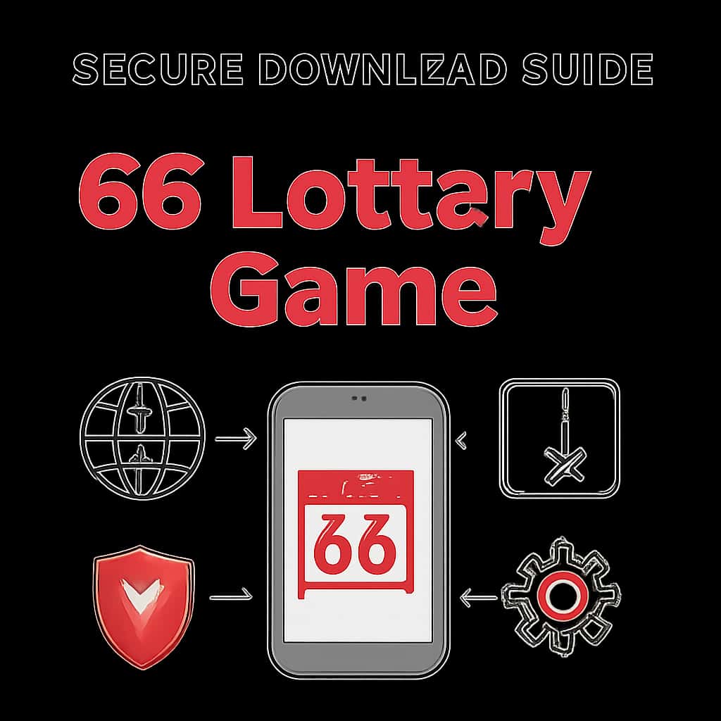 Illustration for Secure 66 Lottery Game Download Guide.