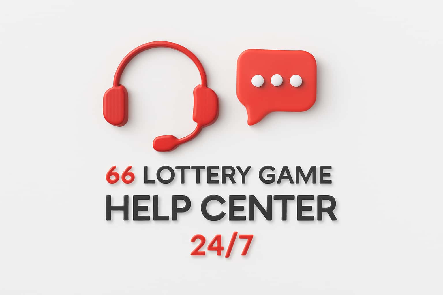 66 Lottery Game Help Center 24/7 Interface