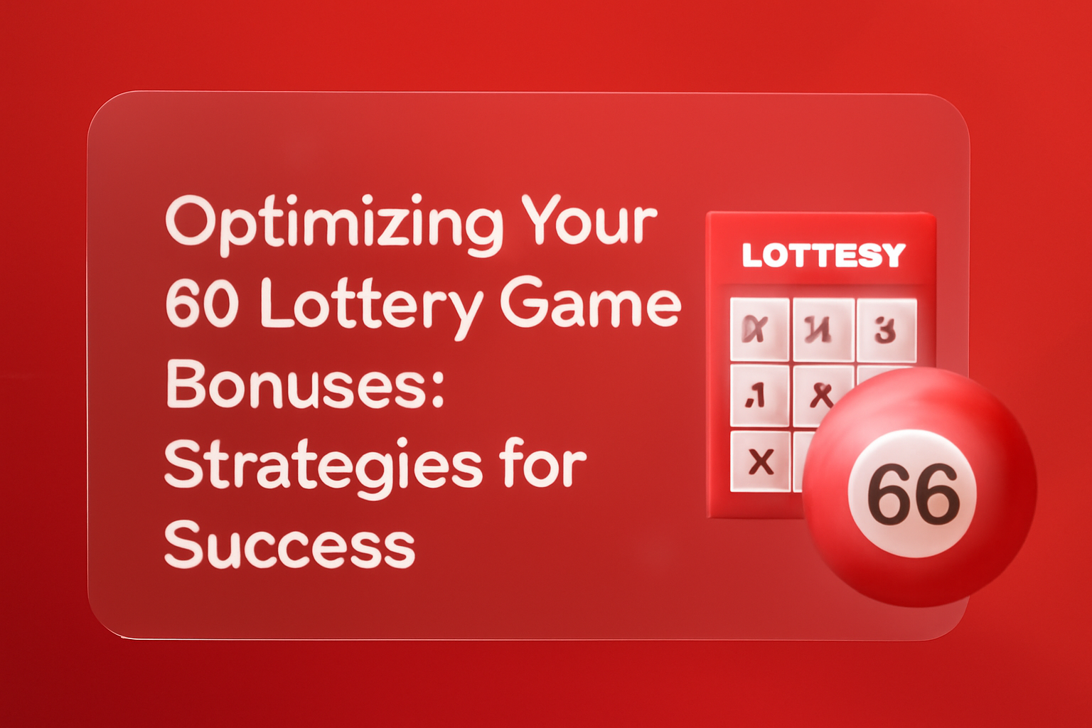 An informational guide about Secure 66 Lottery Game.