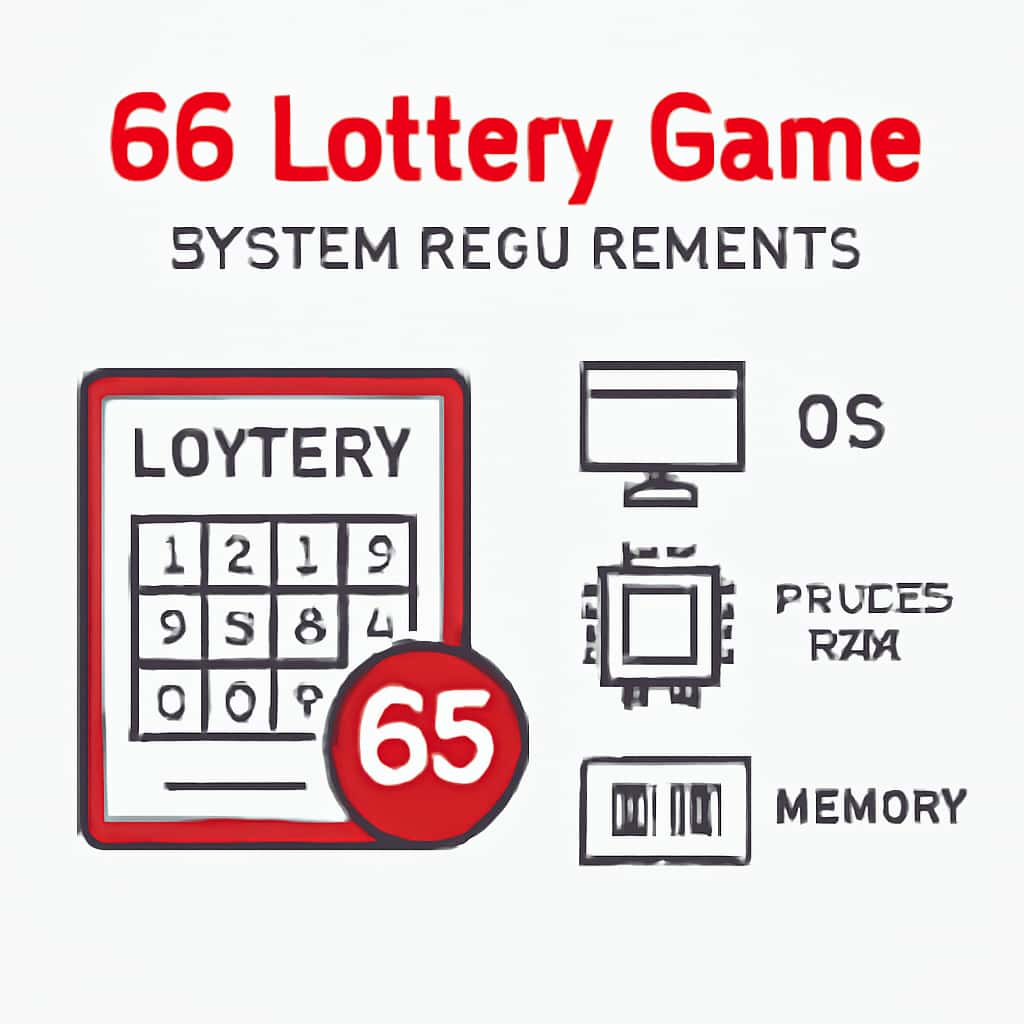 Diagram illustrating the installation steps for 66 Lottery Game.