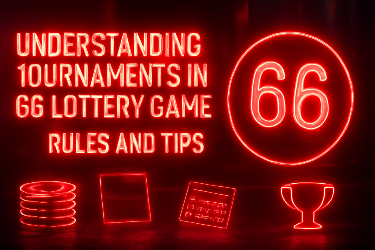 Informational graphic on Community Support for 66 Lottery Game.