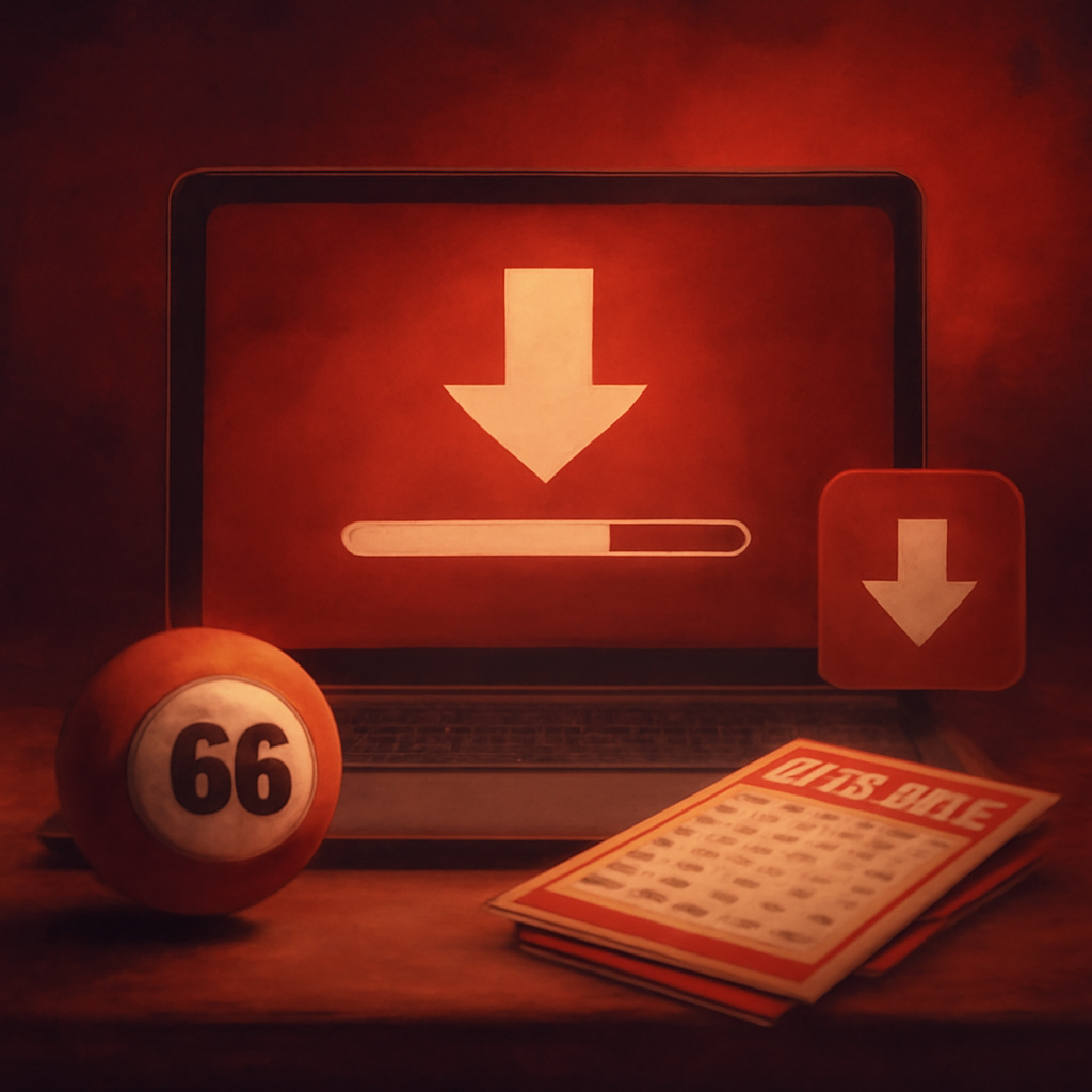 An informative diagram about the features of the 66 Lottery Game app.