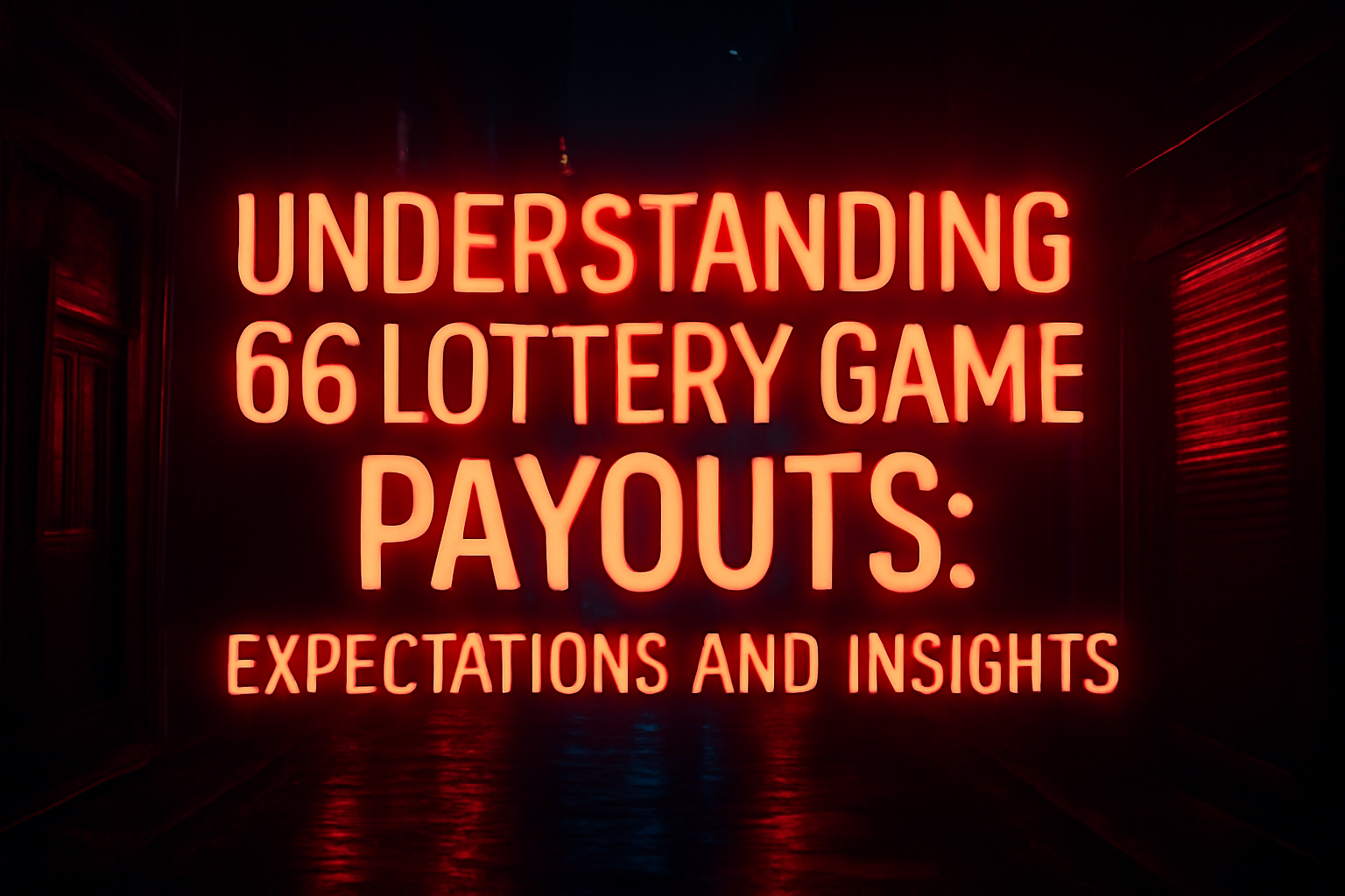 An informative graphic illustrating the registration process for the 66 Lottery Game.