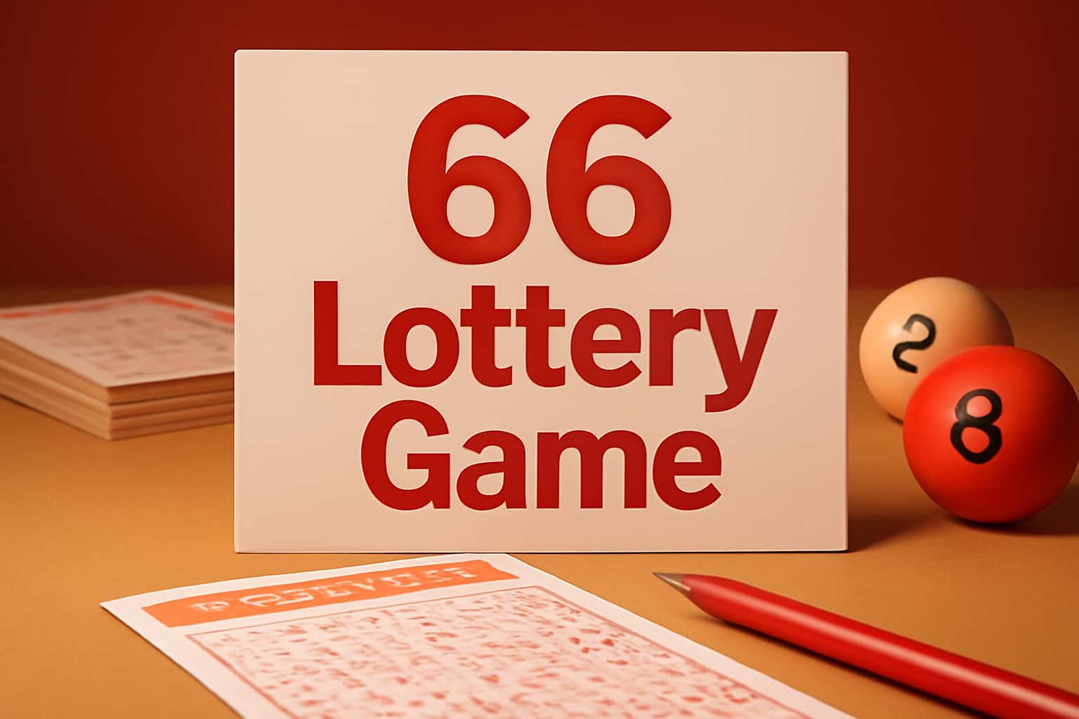 Informational scene illustrating 66 Lottery Game Updates.