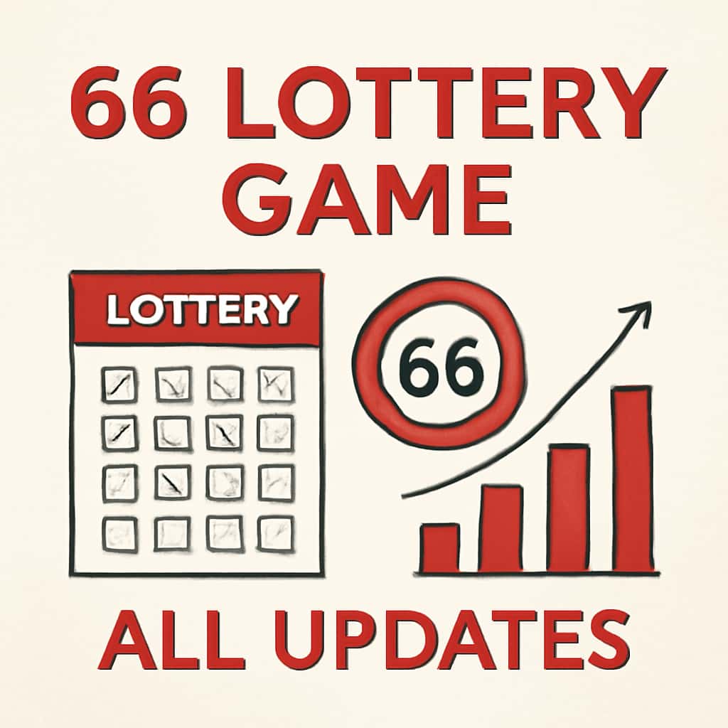 An educational graphic illustrating the installation process for the 66 Lottery Game.