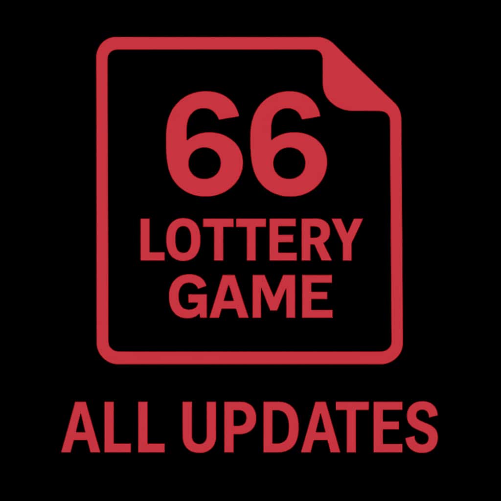 An icon summarizing the 66 Lottery Game updates.